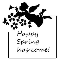 GWFV[Y happy spring has come!@NXXeb` }ā@t[`[g